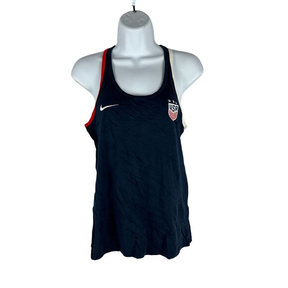 Nike USA Women's Athletic Cut Tank Top Red/White/Blue Size S - Picture 1 of 7